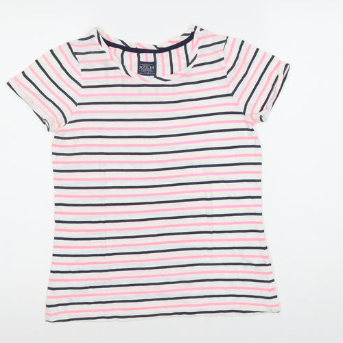 Joules Women's Multicoloured Striped T-Shirt 2XS