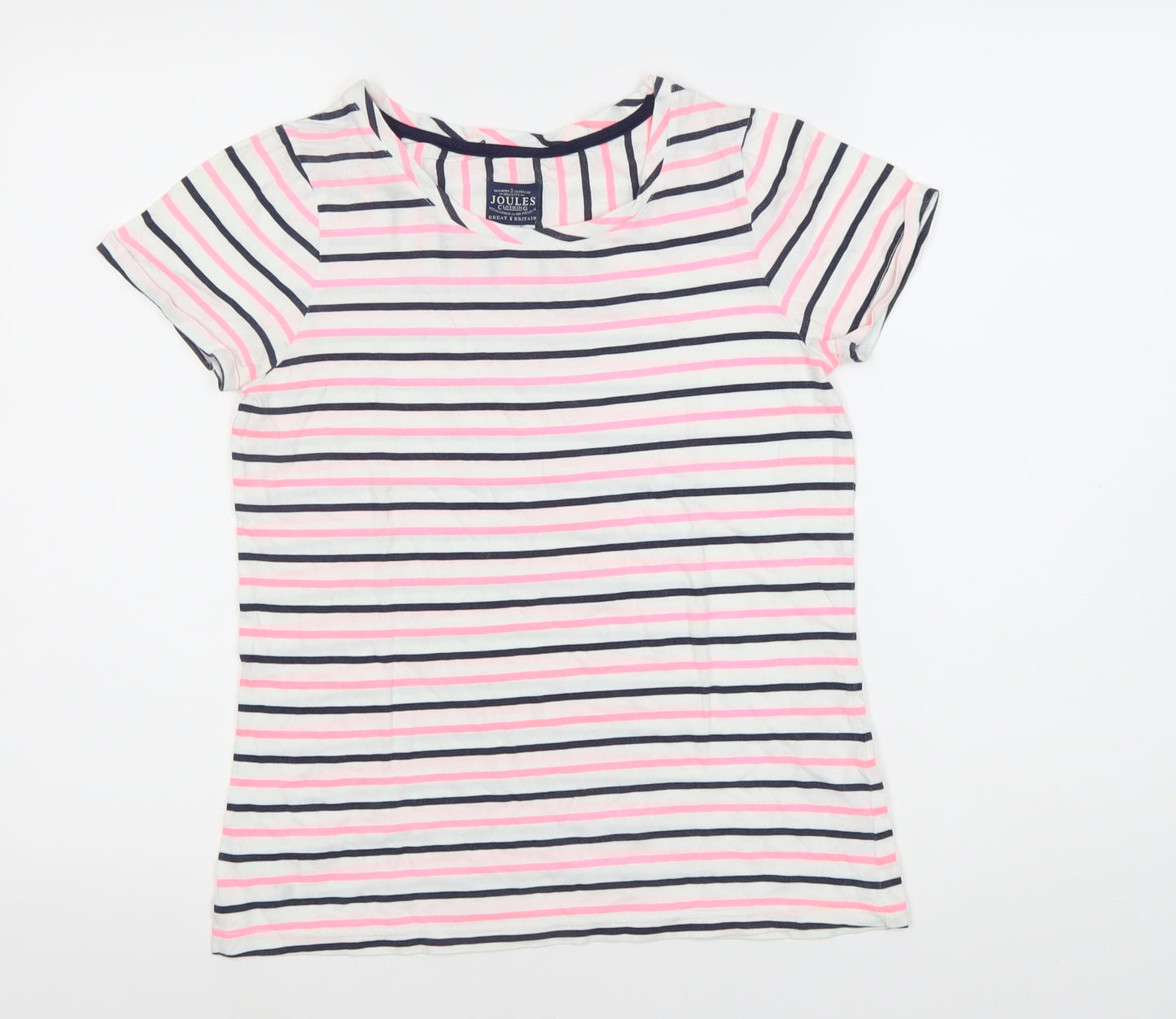 Joules Women's Multicoloured Striped T-Shirt 2XS
