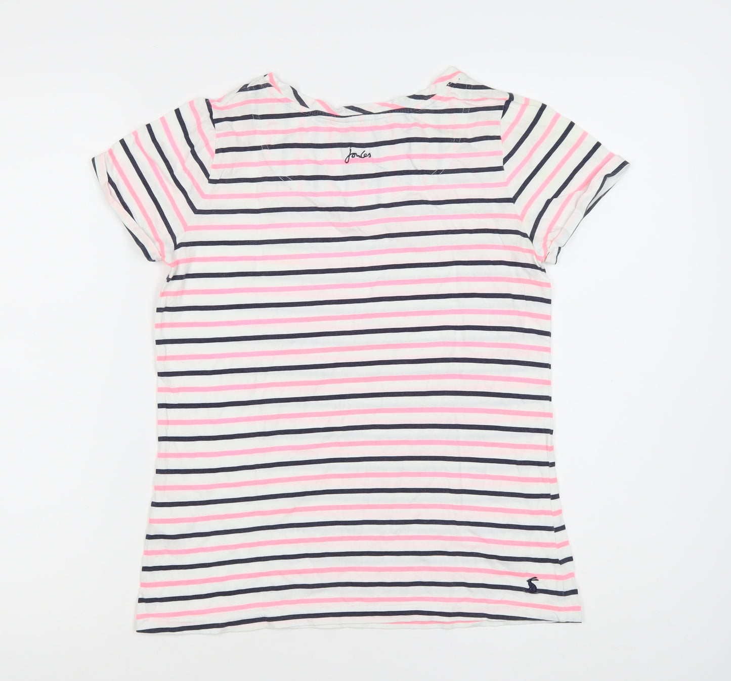 Joules Women's Multicoloured Striped T-Shirt 2XS