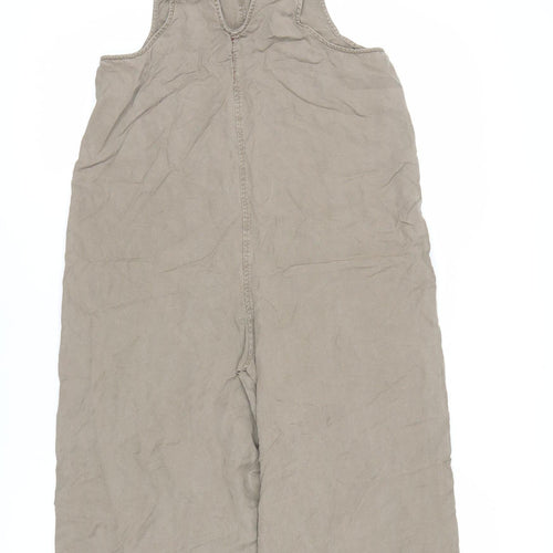 Pull & Bear Women's Brown Dungaree, Size 4, Casual Style