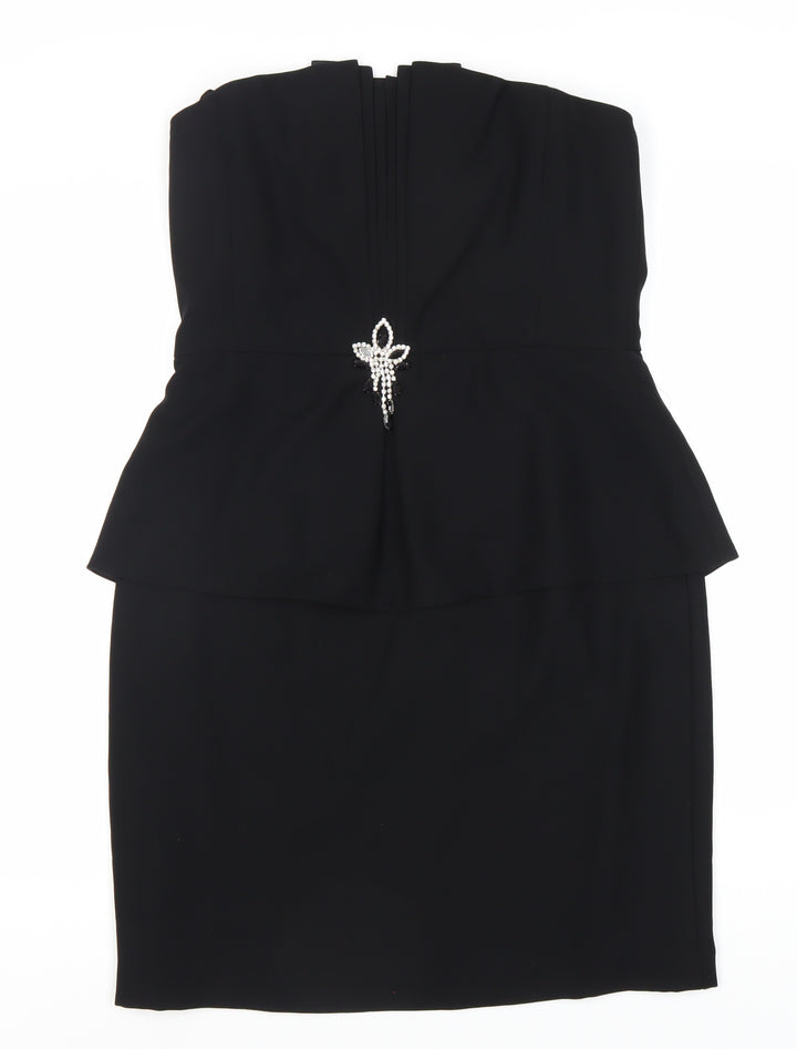 Joseph Ribkoff Women's Black Strapless Pencil Dress