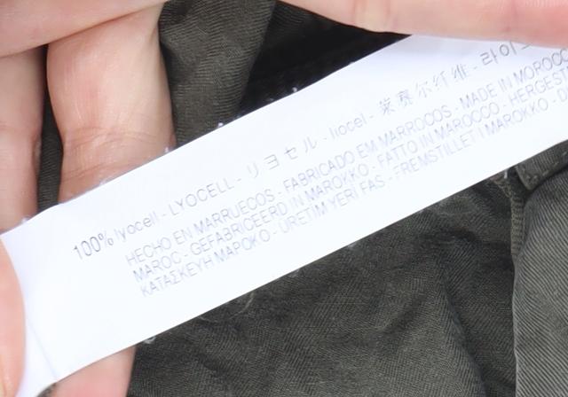 Women's Green Button-Up Shirt Size 10 Lyocell Long Sleeve