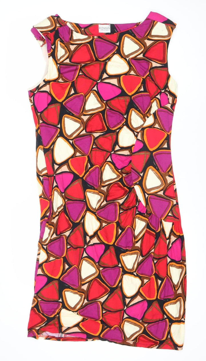 Roman Originals Women's Multicoloured Geometric Dress
