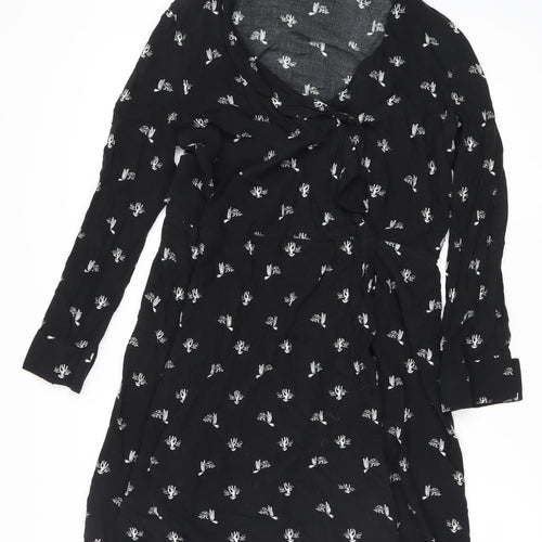 & Other Stories Women's Black Long Sleeve Dress, Size 10