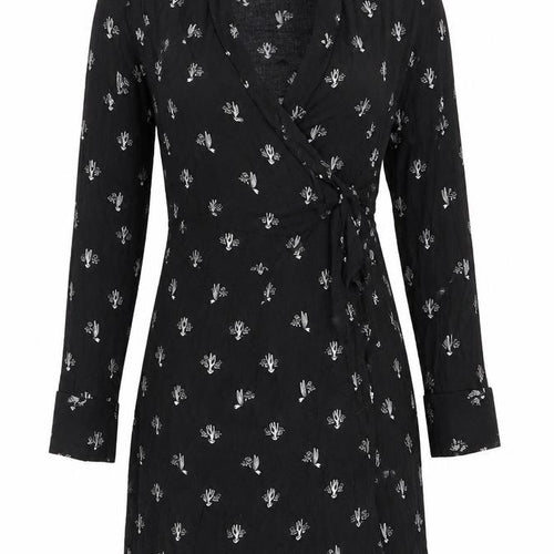 & Other Stories Women's Black Long Sleeve Dress, Size 10