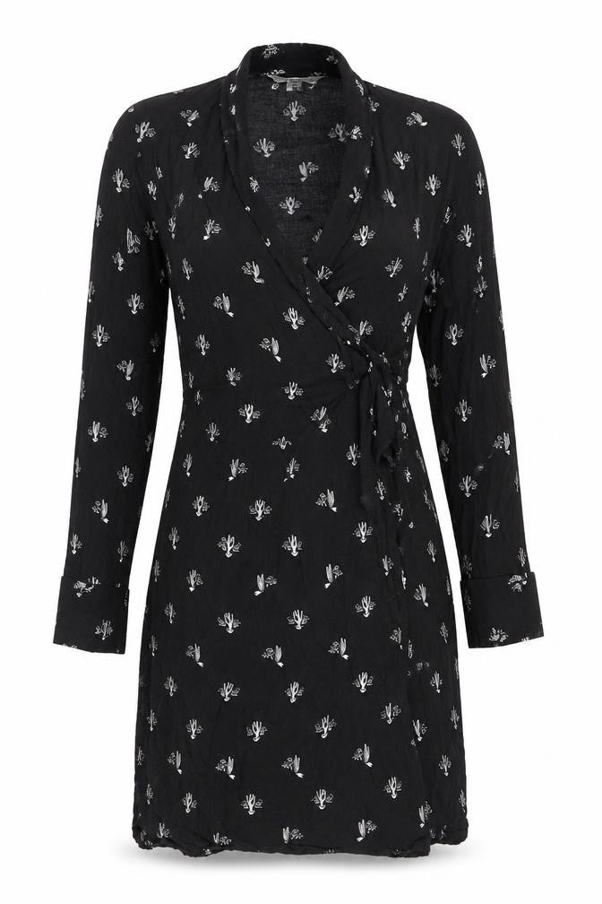 & Other Stories Women's Black Long Sleeve Dress, Size 10