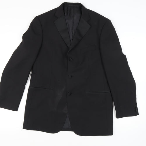 Marks and Spencer Men's Black Blazer, Size M, Formal