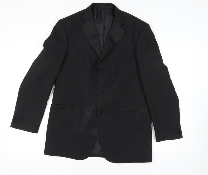 Marks and Spencer Men's Black Blazer, Size M, Formal