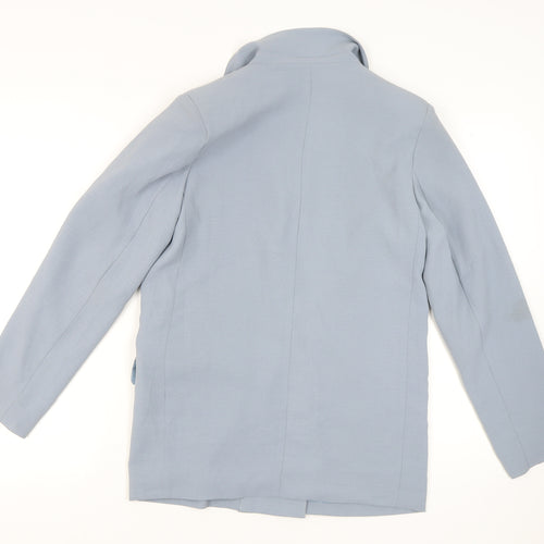 PrettyLittleThing Women’s Blue Long Blazer - Size UK 6