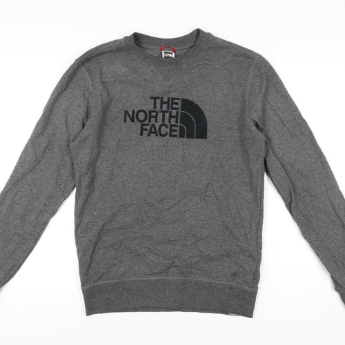 The North Face Men's Grey Pullover Sweatshirt S