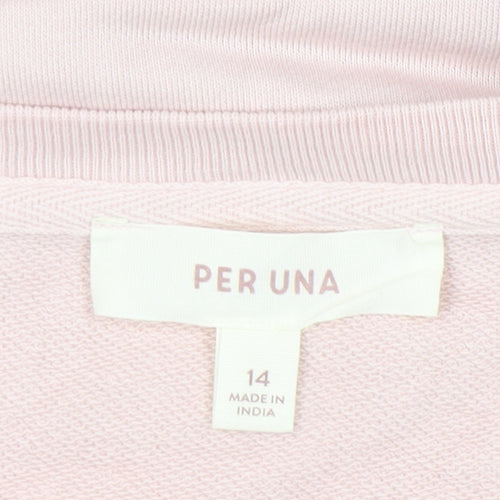 Per Una Women's Pink Pullover Sweatshirt Size 14