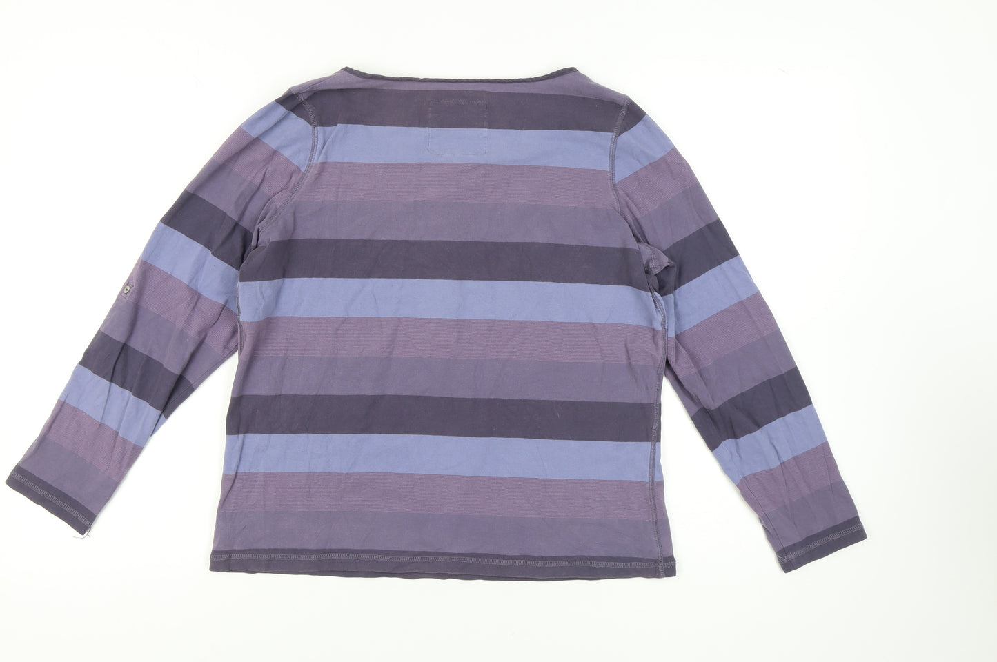 Marks and Spencer Women's Multicoloured Striped T-Shirt Size 22