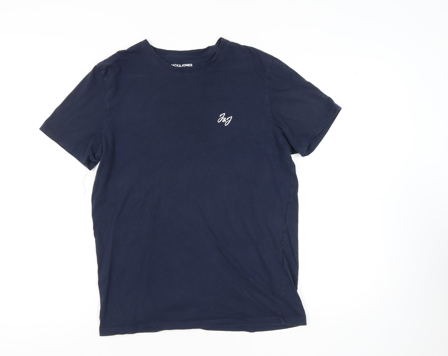 Jack & Jones Men's Blue Crew Neck T-Shirt L