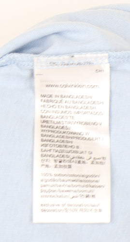 Calvin Klein Jeans Men's Blue Medium Logo T-Shirt