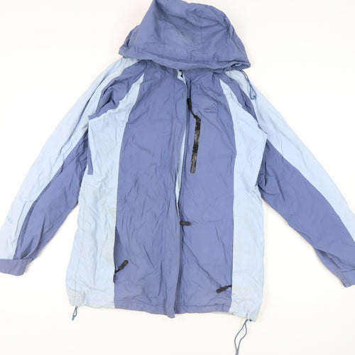 Peter Storm Women's Blue Rain Jacket Size 12 Waterproof