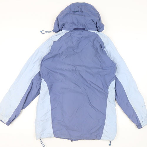 Peter Storm Women's Blue Rain Jacket Size 12 Waterproof