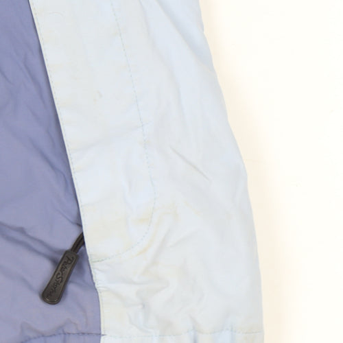 Peter Storm Women's Blue Rain Jacket Size 12 Waterproof