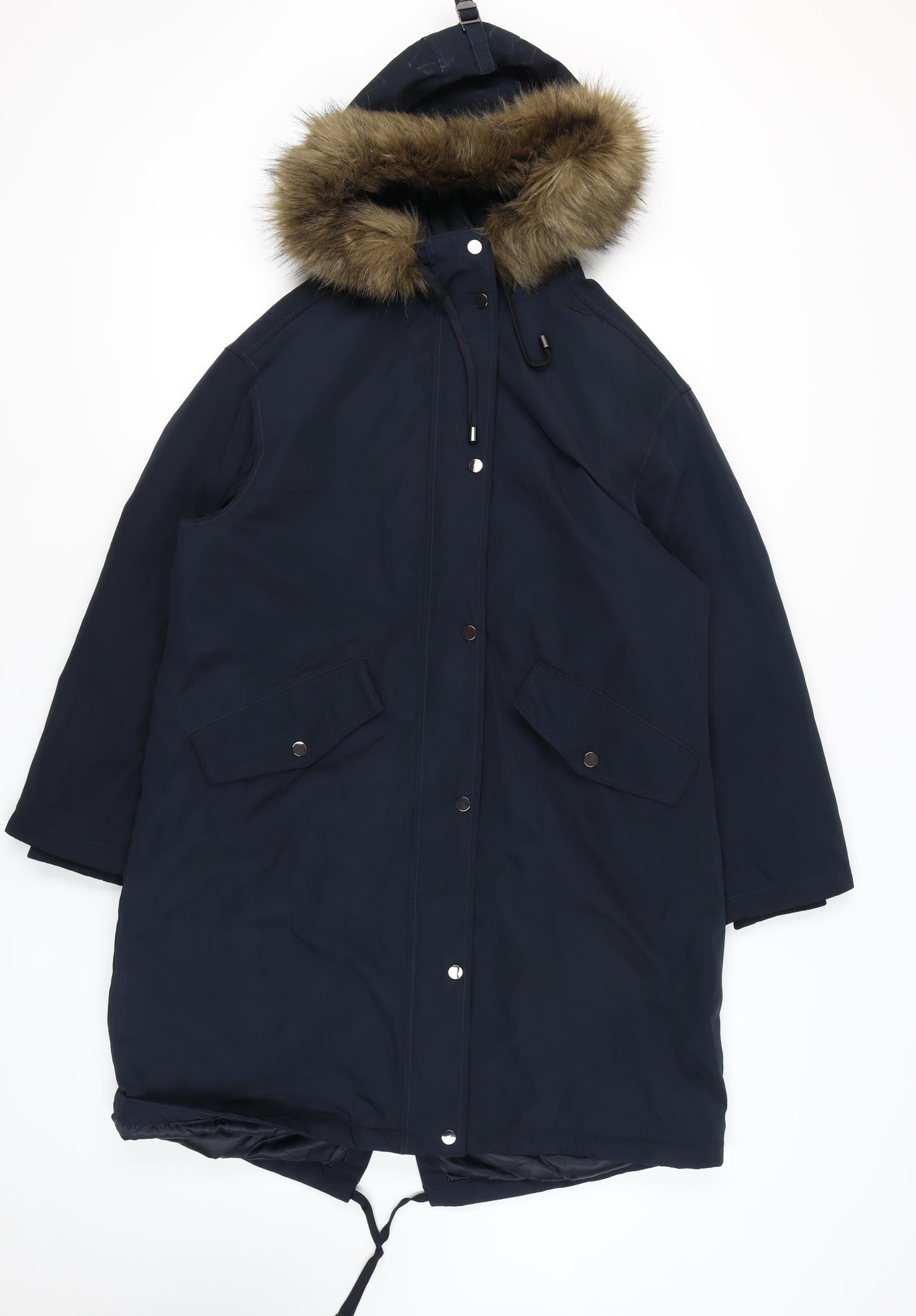 Marks and Spencer Women's Navy Parka, Size 12, New