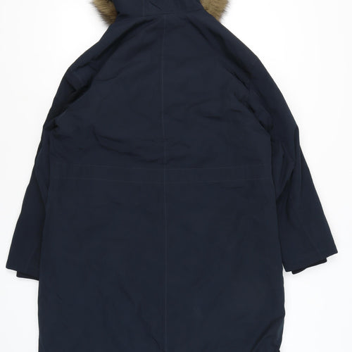 Marks and Spencer Women's Navy Parka, Size 12, New
