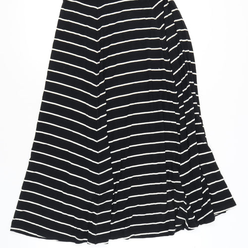 Gap Women's Black Striped Skirt - Size M
