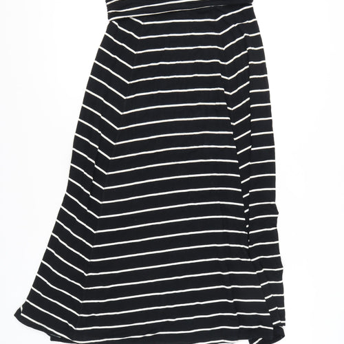 Gap Women's Black Striped Skirt - Size M