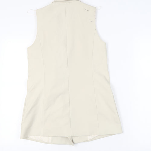 Zara Beige Women's XS Sleeveless Suit Jacket