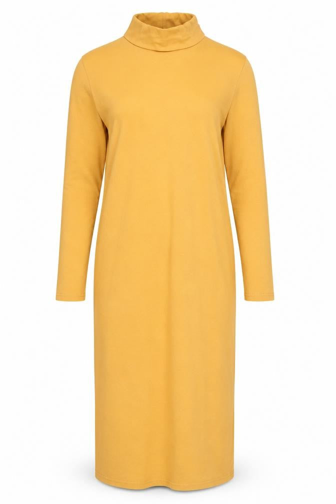 Boohoo Women's Yellow Bodycon Dress, Size 14, Midi