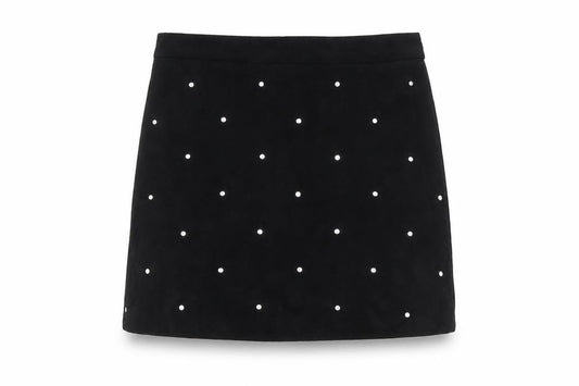 Front view of Dorothy Perkins Black Women's Skirt, size 12