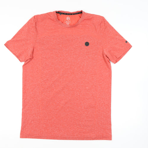 Under Armour Men's Orange T-Shirt L Gym Training