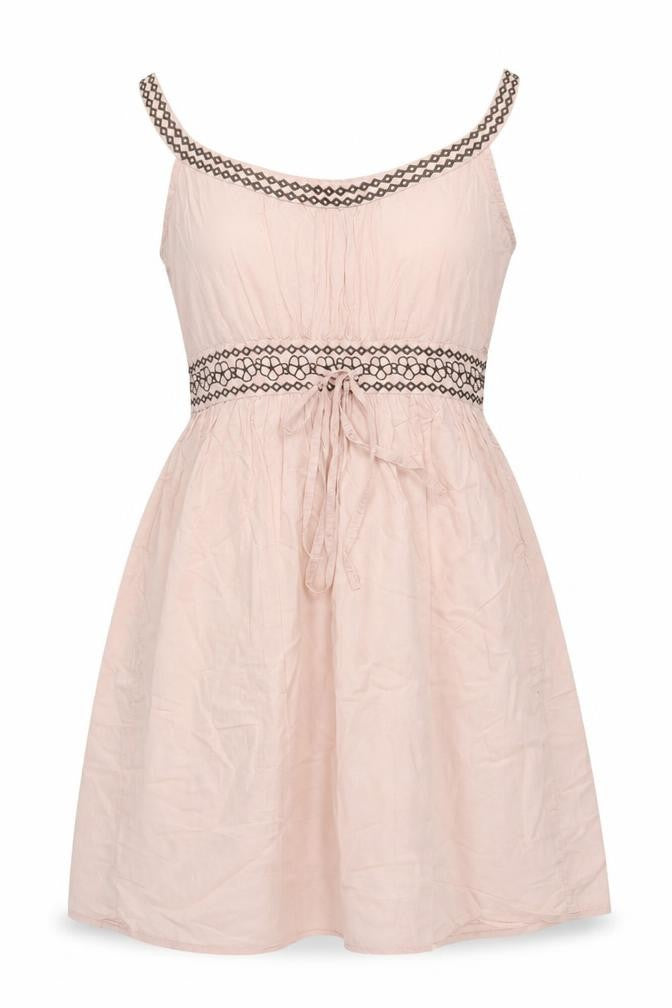 Mantaray Women's Pink A-Line Sleeveless Dress Size 8