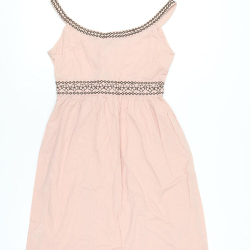 Mantaray Women's Pink A-Line Sleeveless Dress Size 8