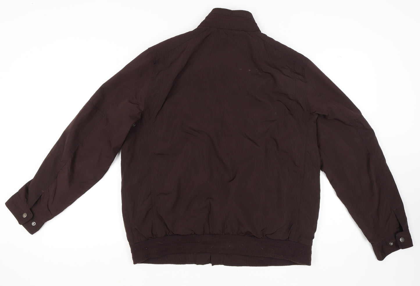 RJR John Rocha Men's Brown Jacket, Large, Stand-Up Collar 42"-44"