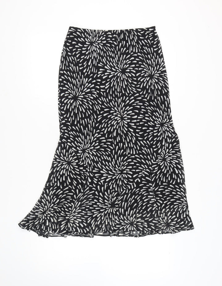 Wardrobe Women’s Black Trumpet Midi Skirt Size 14