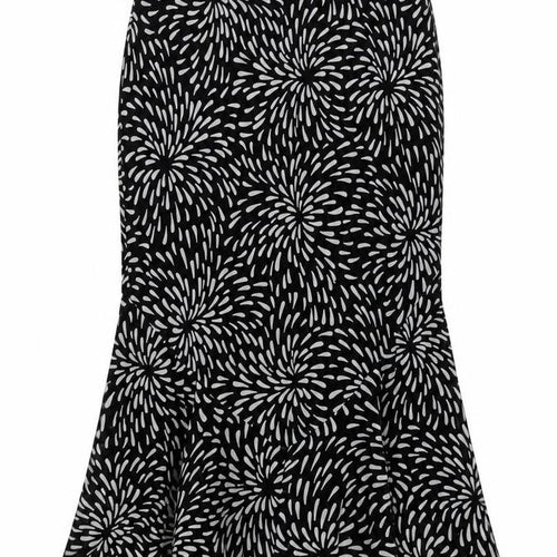 Wardrobe Women’s Black Trumpet Midi Skirt Size 14