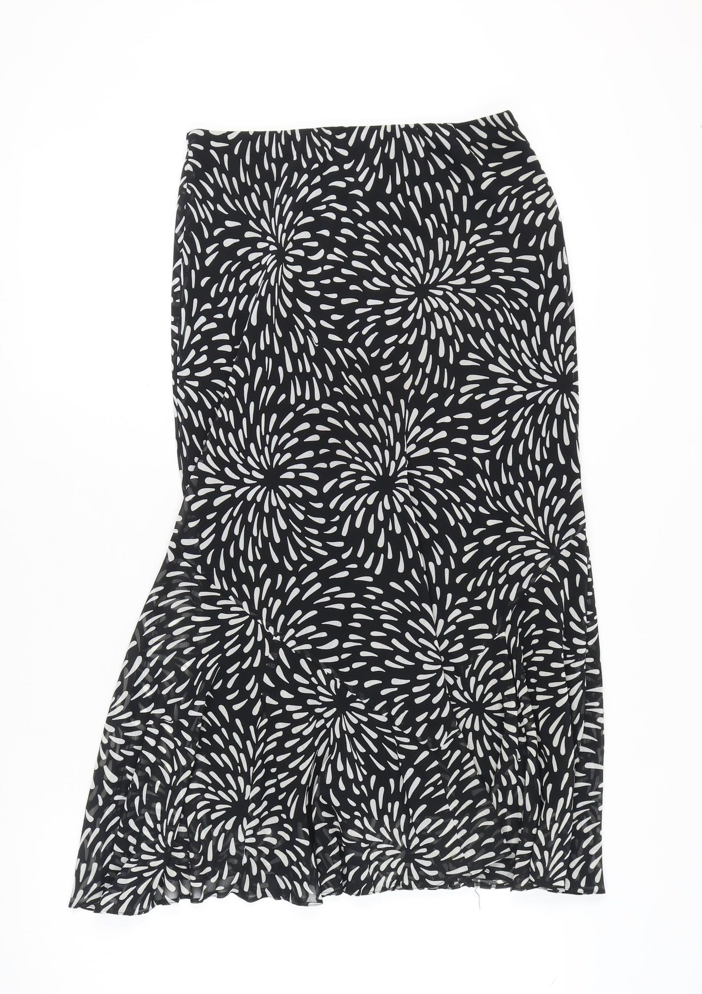 Wardrobe Women’s Black Trumpet Midi Skirt Size 14
