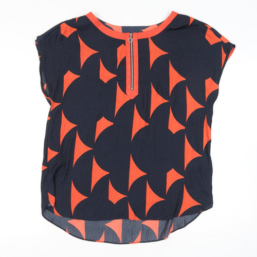 Next Women's Multicoloured Geometric Blouse Size 16