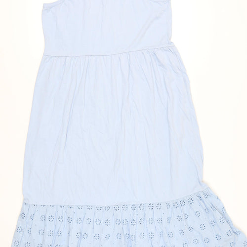 John Lewis Women's Blue Sleeveless Dress, L