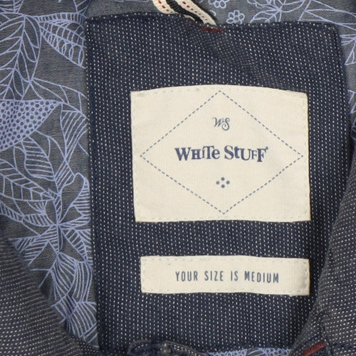 White Stuff Men's Grey Medium Basic Jacket