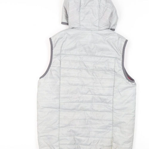 Decathlon Teens Grey Hooded Waistcoat Size 12