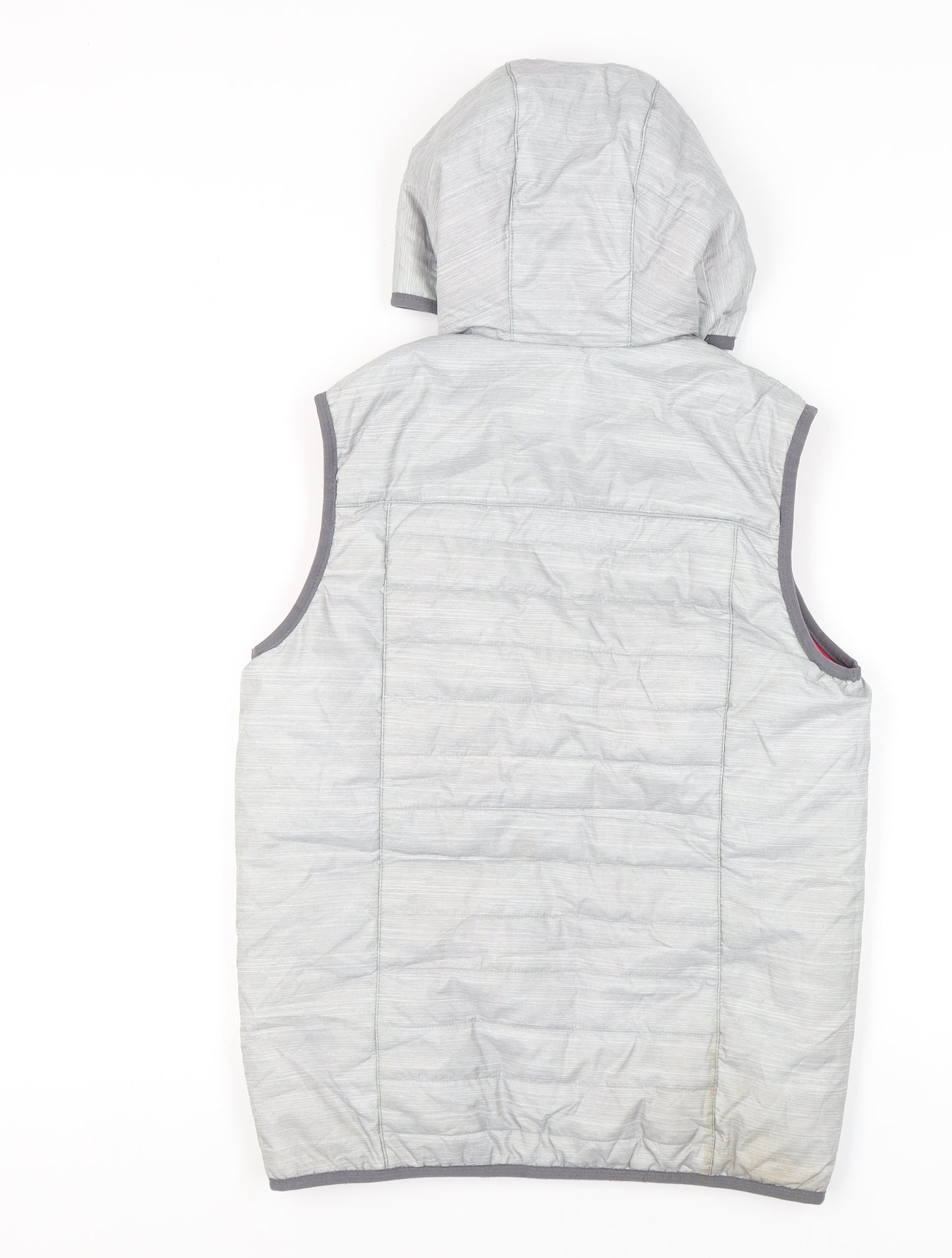 Decathlon Teens Grey Hooded Waistcoat Size 12