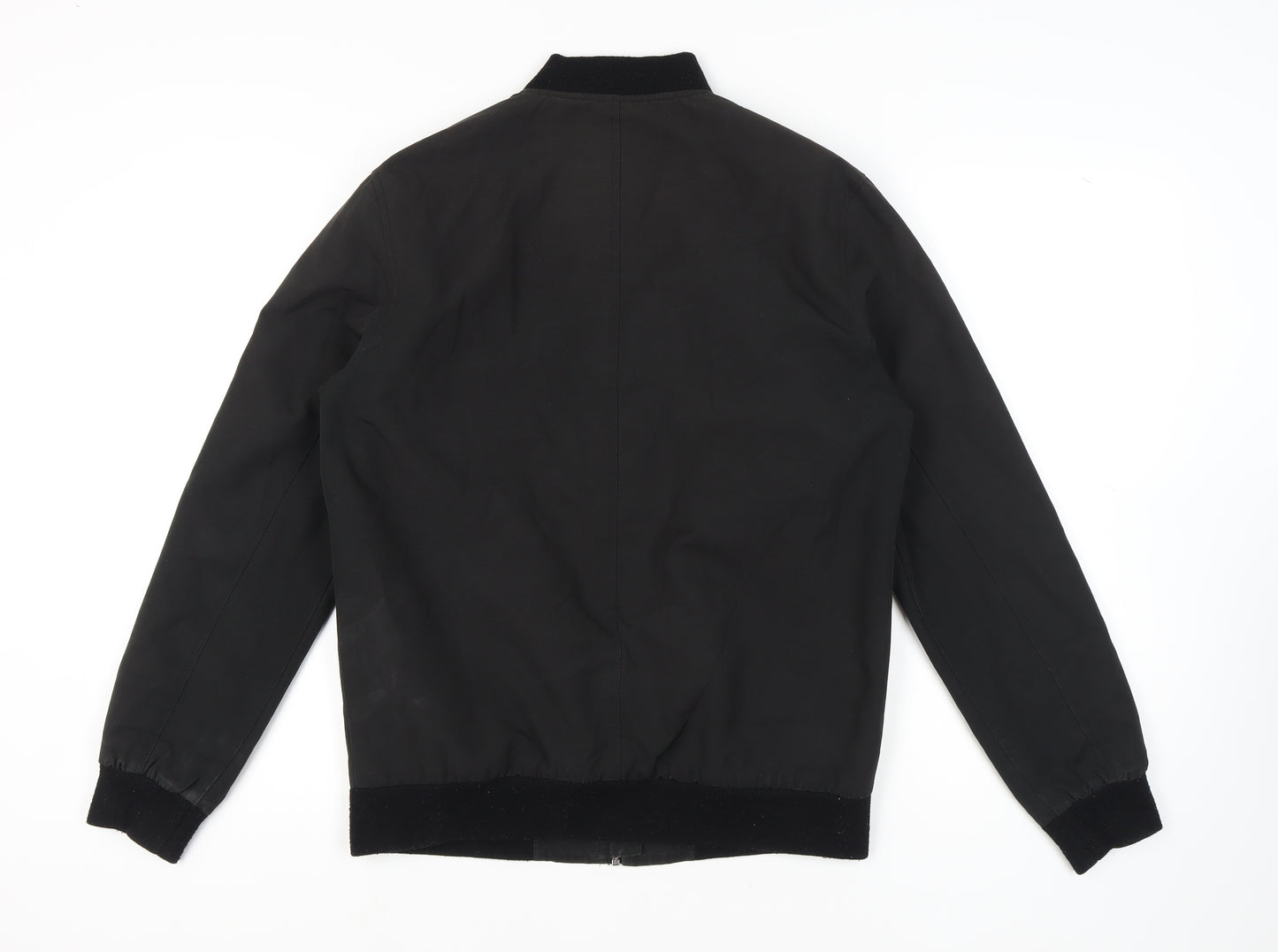 Burton Menswear London Men's Black Bomber Jacket, M 38"40"