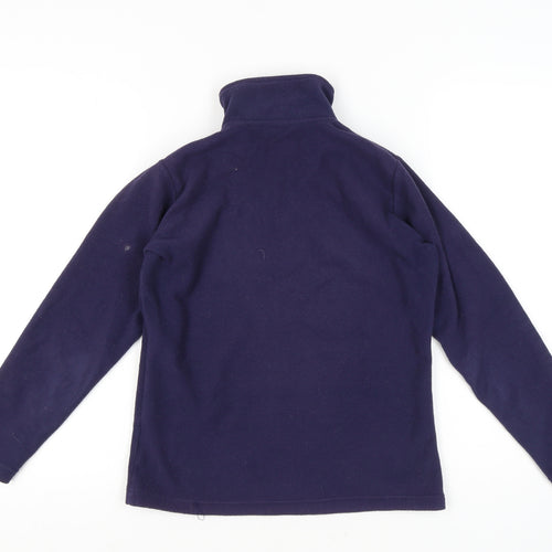 Freedom Trail Women's Blue Henley Fleece Hoodie
