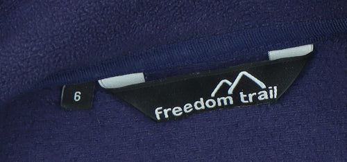 Freedom Trail Women's Blue Henley Fleece Hoodie