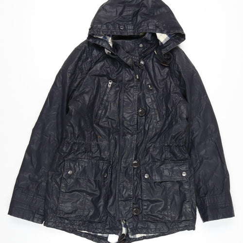 Marks and Spencer Women's Black Parka Jacket Size 10