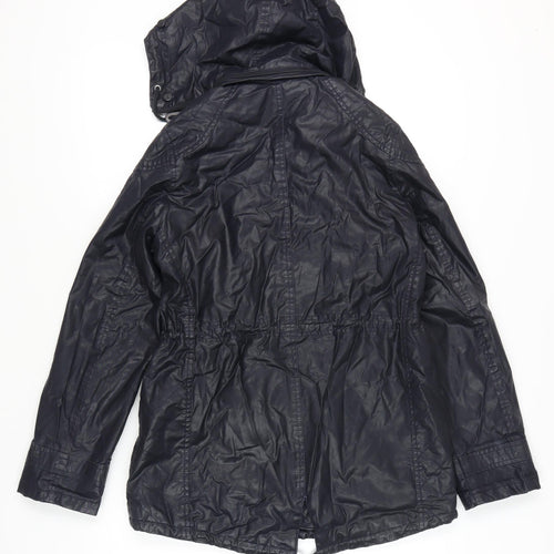 Marks and Spencer Women's Black Parka Jacket Size 10