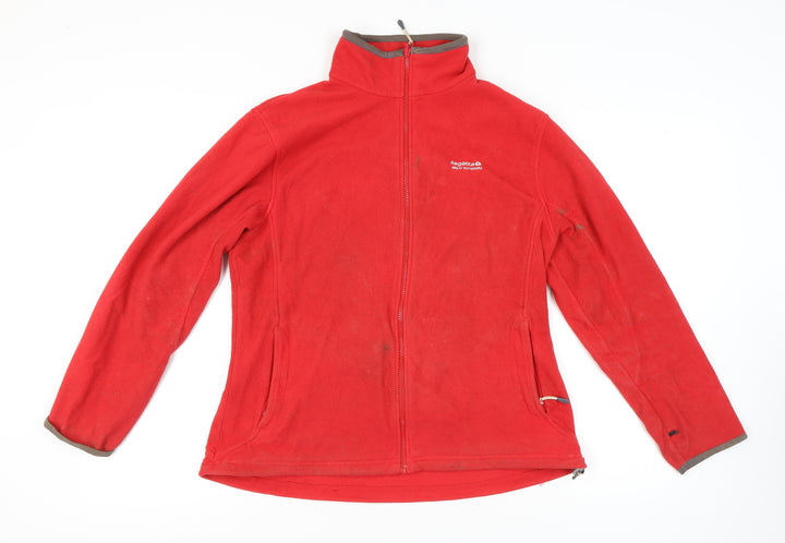 Regatta Women's Red Fleece Jacket Size 16