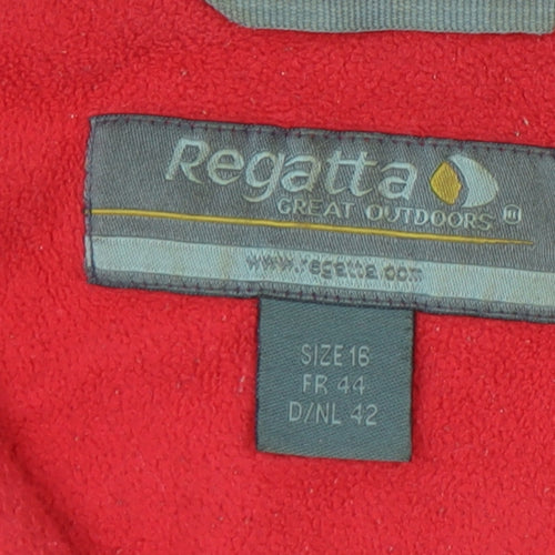 Regatta Women's Red Fleece Jacket Size 16