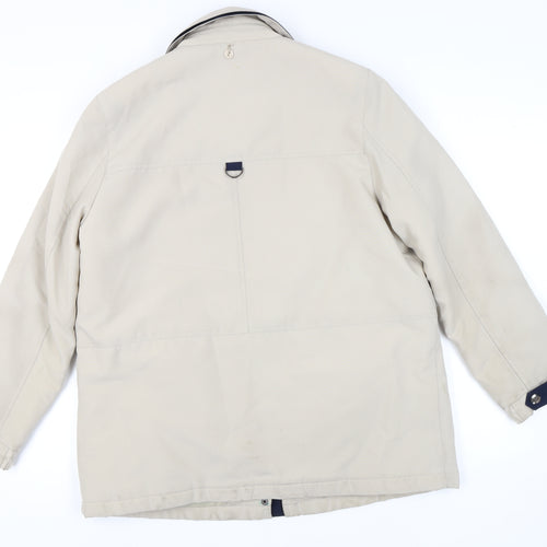 David Barry Beige Women's Jacket UK 16 Button Closure