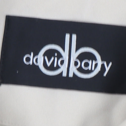 David Barry Beige Women's Jacket UK 16 Button Closure