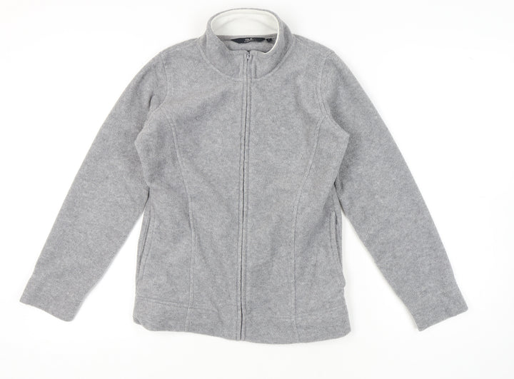 ISLE Women's Grey Fleece Zip Jacket - Size S